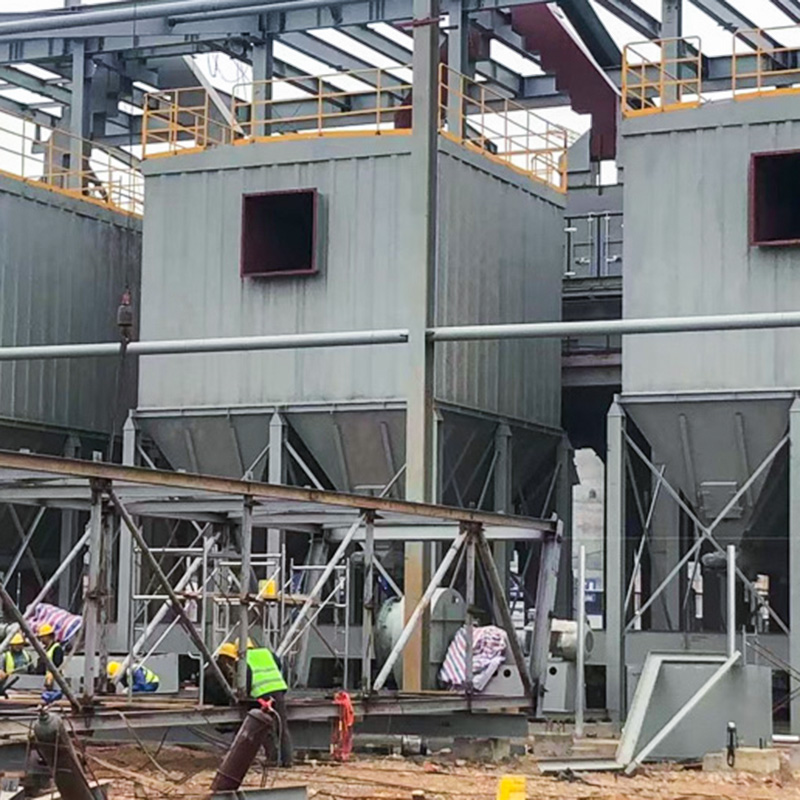 Dépoussiéreur à sac à impulsion à boîte à air