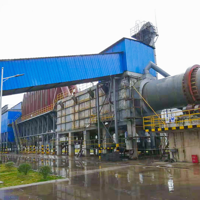 Four rotatif à oxyde de zinc